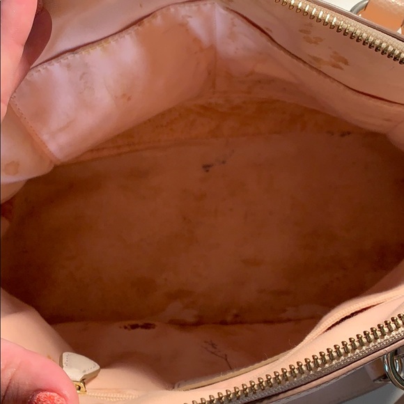 Coach purse. Pink and white. Matching wallet. - Picture 3 of 4